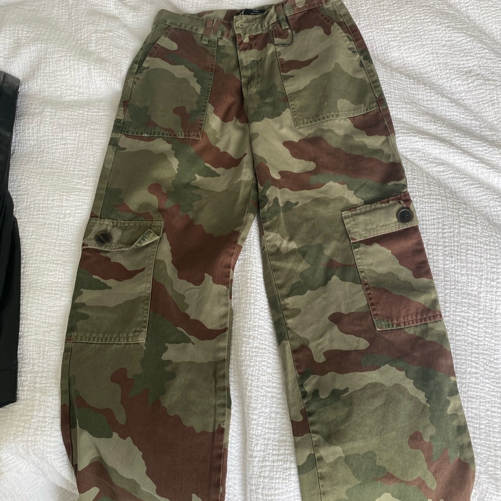 Camo cargo pants